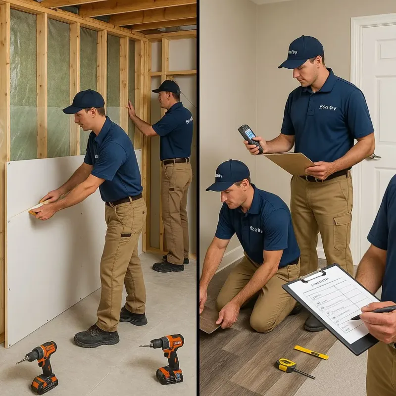 Repairs and Reconstruction process in Etowah, TN